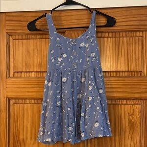 Blue Floral Romper